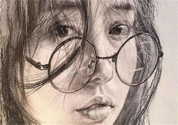 素描人物少女绘画步骤分享