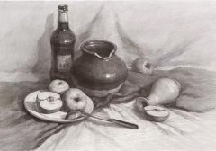 静物素描怎么画？静物素描绘画步骤
