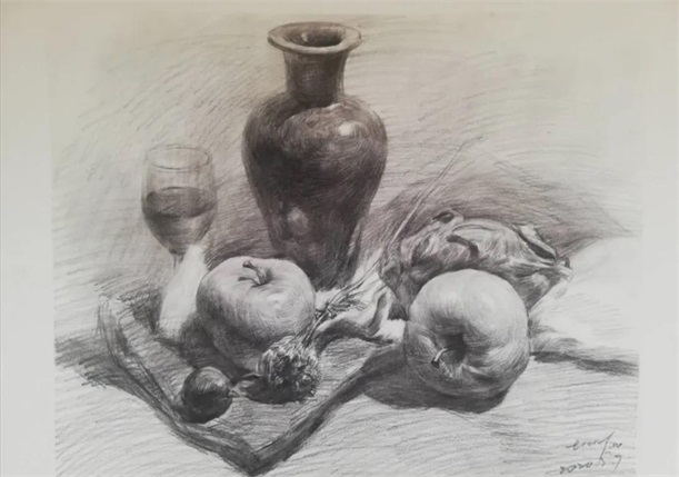 关于素描静物的写生知识以及步骤总结