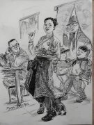 美术速写站姿绘画方式--慢写是什么？