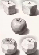 素描石膏静物苹果的画法有哪几种？