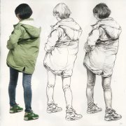 衣服的褶皱怎么画？如何才能把褶皱画的看起来不笨重？