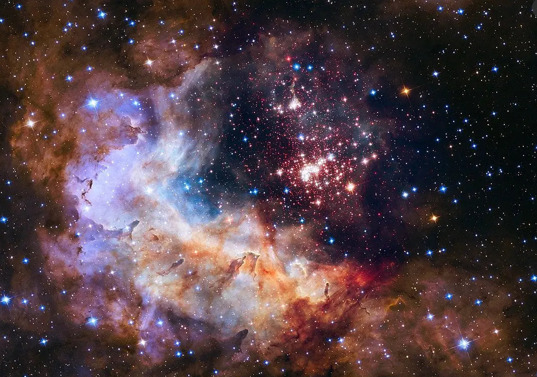 如何用水彩画星空
