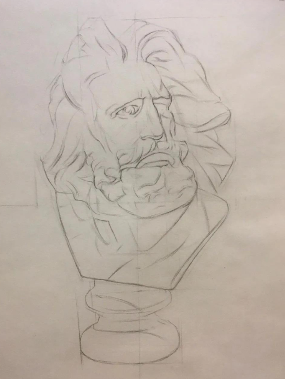 美术素描石膏像
